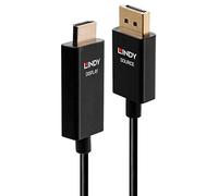(TG. 2 m) LINDY - Cavo attivo da DisplayPort a HDMI con HDR, 2 m - NUOVO