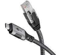 (TG. 2 metri) goobay 70698 Cavo da USB-C a RJ45 Ethernet CAT 6 per una connessio