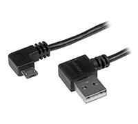 (TG. 2 metri) STARTECH.COM Cavo da USB a Micro USB con con nettori ad Angolo Des