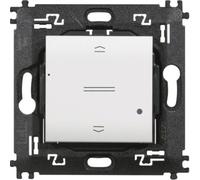 (TG. 2 Moduli) Bticino N4027CW Livinglight Comando Tapparelle Wireless, Bianco -