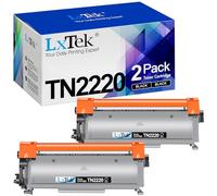 (TG. 2 Noir) LxTek Compatibili Toner Sostituzione per Brother TN2220 TN2010 per