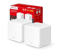 (TG. 2 Pack) Mercusys TP-Link Halo H1500X(2-pack) Router Mesh WiFi 6 AX1500Mbps,