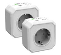 (TG. 2 pezzi) Ansmann 1260-0001-590 AES1 Presa Programmabile in Policarbonato, B