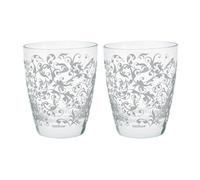 (TG. 2 pezzi) Excelsa Domus Set Bicchieri, Vetro, Bianco, 2 Pezzi - NUOVO