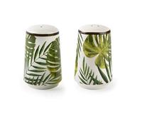 (TG. 2 Pezzi) Excelsa Foliage Set Sale e Pepe, Ceramica, Verde, 2 Pezzi - NUOVO