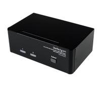 (TG. 2 Port) Startech.Com Switch Kvm Doppio Monitor VGA DVI 2 Porte USB con Audi