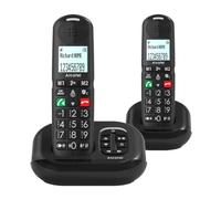 (TG. 2 Portatili) ALCATEL XL685 Voice Duo - Telefono fisso cordless DECT Senior