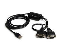 (TG. 2 Porte) Startech.Com Cavo Adatattore Rs-232 USB Ftdi a Seriale 2 Porta, co