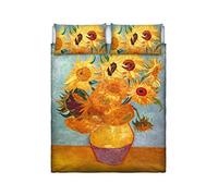 (TG. 2 Posti) Italian Bed Linen Sogni d'Autore Parure Letto, 100% Cotone, Sd49,