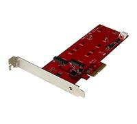 (TG. 2 Puertos) STARTECH.COM Scheda con Troller PCI Express 2X SSD M.2, Adatatto