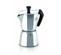 (TG. 2 tazze) Tescoma 647002 Paloma Caffettiera 2 Tazze, Alluminio, Argento - NU