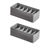 (TG. 2 unit ) Amazon Basics - Organizer per cassettiera, per reggiseni e bianche