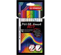 (TG. 2 unit (Confezione da 6)) Pennarello Premium con punta a pennello - STABIL