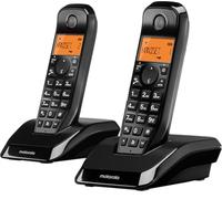 (TG. 2 unit ) Motorola Telefoni Duo Nero - NUOVO