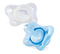 (TG. 2 Unité (Lot de 1)) Chicco Physio - Ciuccio Mini Soft "All Silicone", 2 pe
