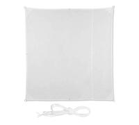 (TG. 2 x 2 m) relaxdays Tenda a Vela Quadrata, Impermeabile, Anti UV, con Corde