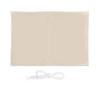 (TG. 2 x 3 m) Relaxdays Tenda a Vela Rettangolare, Impermeabile, Anti UV, Corde