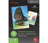 (TG. 2 x 80) GBC Pouch Confezione da 100 Buste per Plastificazione a Caldo, con
