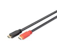 (TG. 20.0 m) Digitus AK108002 Cavo di Connessione HDMI, 19 Poli con Amplificator