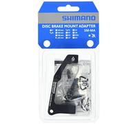 (TG. 20.3 cm) Shimano Adattatore per freno a disco posteriore 20.3 cm, Nero - NU