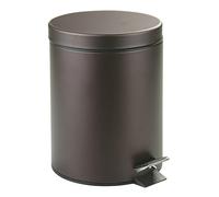(TG. 20.32x0.2x28 cm) iDesign Classico Cestino Portarifiuti, 5 L, Metallo, Marro