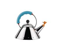(TG. 20,5 cm) Alessi Kettle 9093/1 LAZ - Bollitore di Design, Adatto a Cottura a