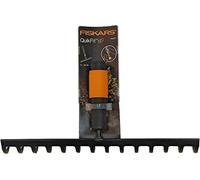 (TG. 20.5 X 36 X 7 Cm) Fiskars Rastrello con 14 denti, Testa di attrezzo, Larghe