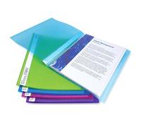 (TG. 20 bolsillos) Rapesco 0916 Raccoglitore a 20 Buste A4, Pacco da 10, Colori