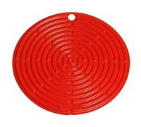 (TG. 20 cm) LE CREUSET Sottopentola, Silicone, Arancio, 20.5 cm - NUOVO