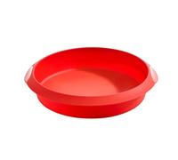 (TG. 20 cm) Lékué Classic - Stampo rotondo, 20 cm, colore rosso - NUOVO