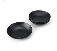 (TG. 20 cm) Mikasa Jardin Midnight 4-Piece Stoneware Pasta Bowl Set, Grandi ciot
