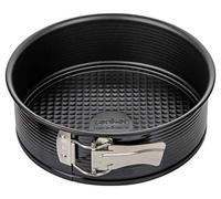 (TG. 20 cm) Zenker 6500 Tortiera Apribile 1 Fondo in Acciaio, Nero, 20 cm - NUOV