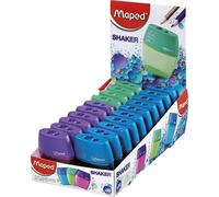 (TG. 20 count (Pack of 1)) Maped Shaker 534755 - Temperamatite a 2 fori, confezi