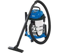 (TG. 20 Litre) Draper WDV20BSS umido e secco aspirapolvere con serbatoio in acci