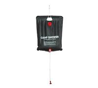 (TG. 20 Litri) Ferrino Shower Deluxe, Borsa per Doccia, Appendibile Nero, 20 Lit