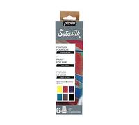(TG. 20 ml (Confezione da 6)) Pebeo - Setasilk Set Principianti - Kit Pittura su