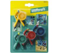 (TG. 20 mm) Wolfcraft 3663000 Microfix 5 Minimorsetto a Molla, 20 mm, 4 Pezzi -