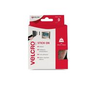 (TG. 20 mm x 5 m) VELCRO Brand Nastro riapribile adesivo 20mmm x 5m Bianco - NUO