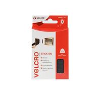 (TG. 20 mm x 5 m) VELCRO Brand Nastro Riapribile Adesivo Nero 20 mm x 5 m - NUOV