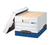 (TG. 20-Pack) Bankers Box R-Kive 0724314 - Scatole portaoggetti resistenti, con