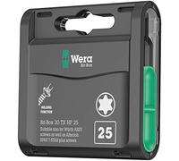 (TG. 20 pezzi) Wera - 05057778001 - Serie inserti, Bit-Box 20 TX HF, TX 25 x 25