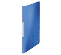 (TG. 20 Tasca) LEITZ WOW portalistino fogli fissi - 20 buste - dim. 31 x 23 cm -