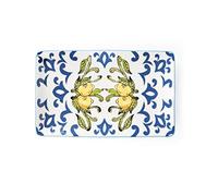 (TG. 20 x 12.5 cm) Excelsa Amalfi Piatto Portata/Aperitivo, Ceramica - NUOVO