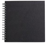 (TG. 20 x 20 cm) Clairefontaine 34238C Taccuino Goldline, 23.7 x 20.5 cm, Nero -