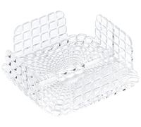 (TG. 20 x 20 x h7.3 cm) Guzzini - Tiffany, Portatovaglioli Orizzontale Quadrato