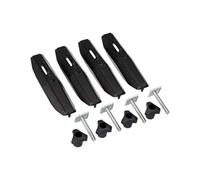 (TG. 20 x 27 mm) Thule 697400 Adattatori Fissaggio Box su Canaline a T, 20 x 27