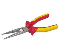 (TG. 200 mm) Stanley 0-84-007 Pinza Isolata Becchi Mezzotondi Lunghi, 200 mm - N
