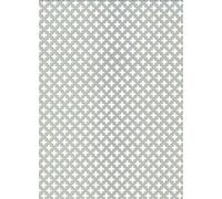 (TG. 200 x 1000 x 0,8 mm) GAH-Alberts 466862, Lamiera forata, con fori a croce,