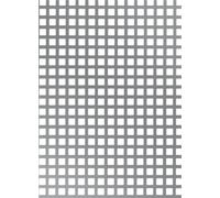 (TG. 200 x 1000 x 0,8 mm) GAH-ALBERTS, Lamiera forata, alluminio, 200 x 1000 x 0