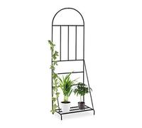 (TG. 200 x 70 x 40 cm) Relaxdays Scaffale per Fiori con Graticolato, da Giardino